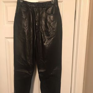 Leather pants